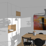 Rénovation appartement , agencement, recherche de mobilier, conception projet agence fabrique d'espace bordeaux